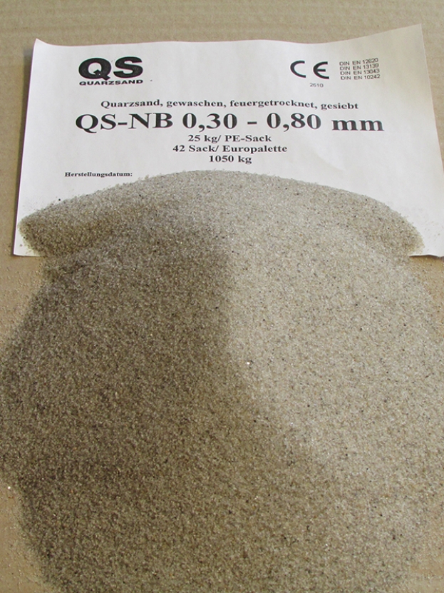 Quarzsand 0,40 - 0,80 mm e