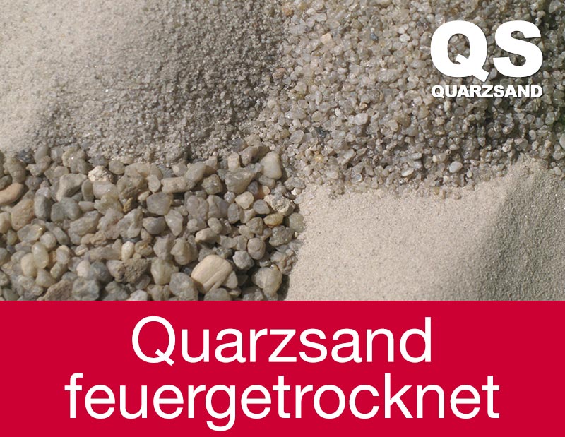 Quarzsand Feuergetrocknet