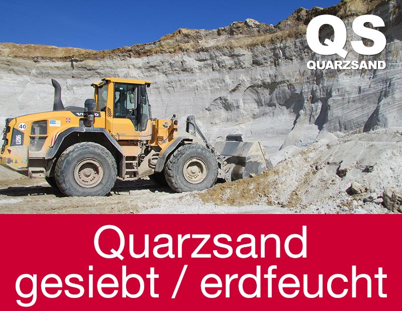 Quarzsand gesiebt