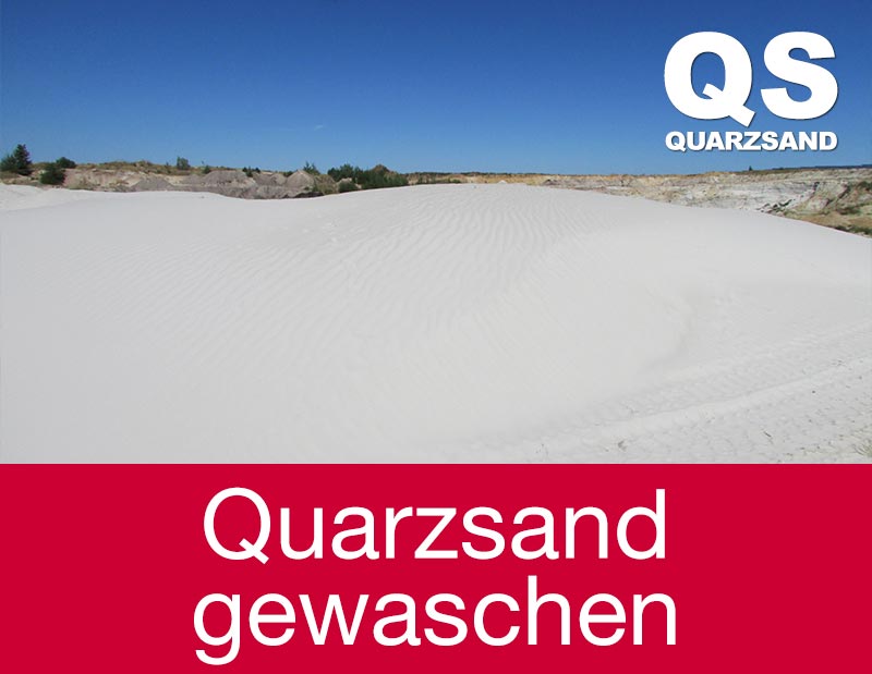 Quarzsand gewaschen